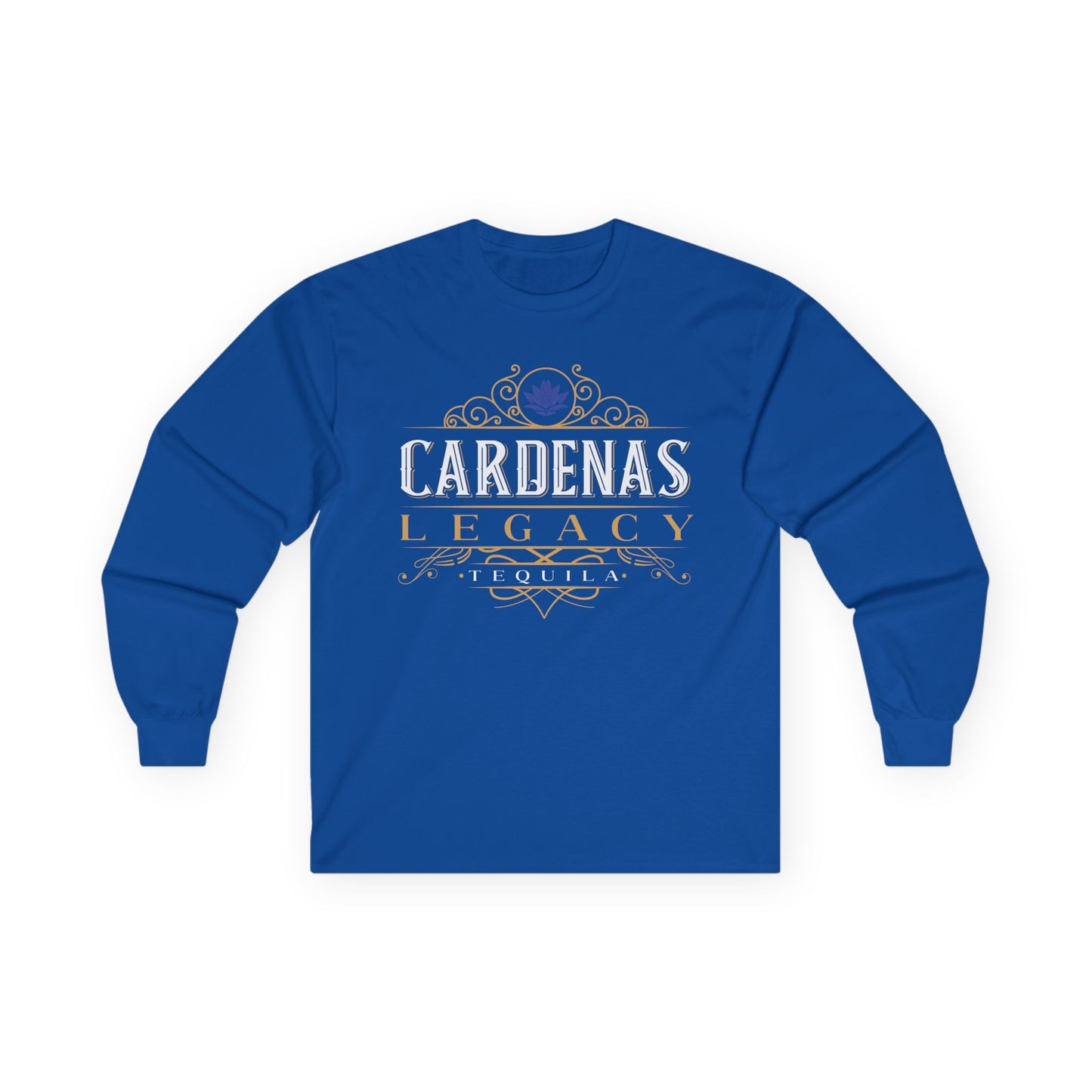 Cardenas Legacy Tequila Long Sleeve Gildan 2400 T-Shirt with Front Logo