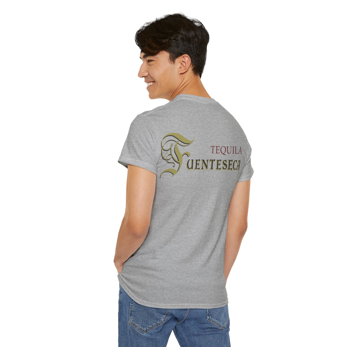 Fuenteseca Tequila Short Sleeve Gildan 5000 T-Shirt with Front and Back Logo