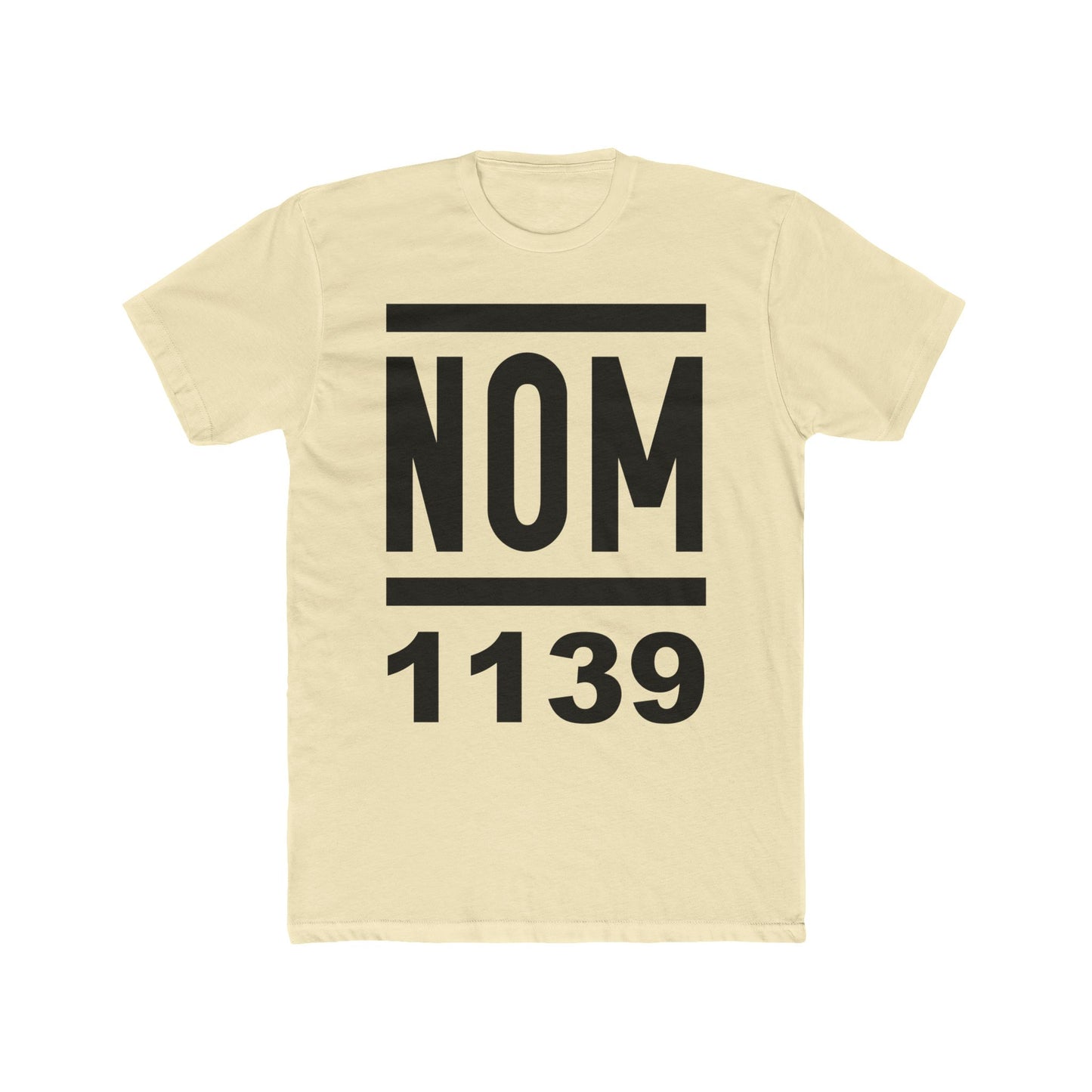 NOM 1139 Short Sleeve Next Level 3600 T-Shirt with Front Logo