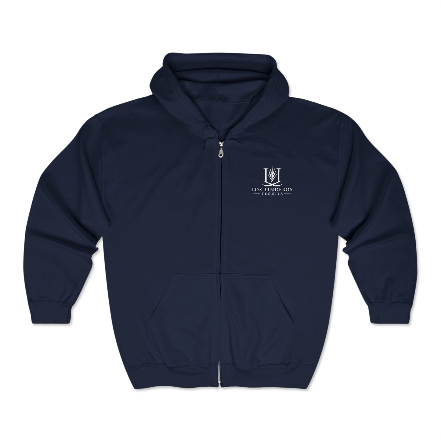 Los Linderos Tequila Gildan 18600 Zip-Up Hooded Sweatshirt