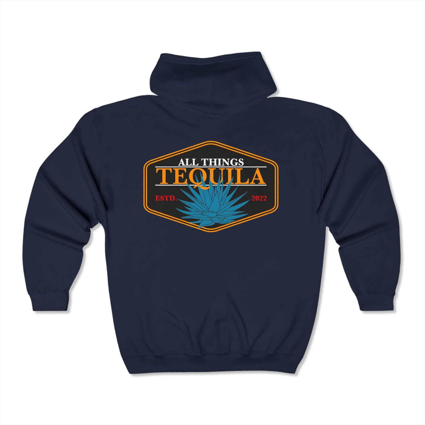 All Things Tequila Gildan 18600 Zip-Up Hooded Sweatshirt