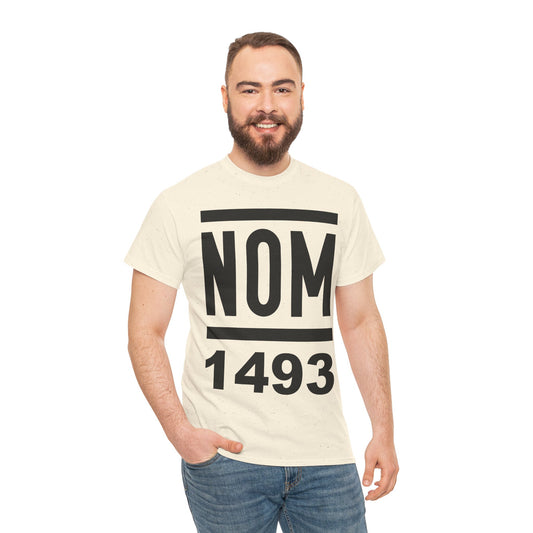 NOM 1493 Short Sleeve Gildan 5000 T-Shirt with Front Logo