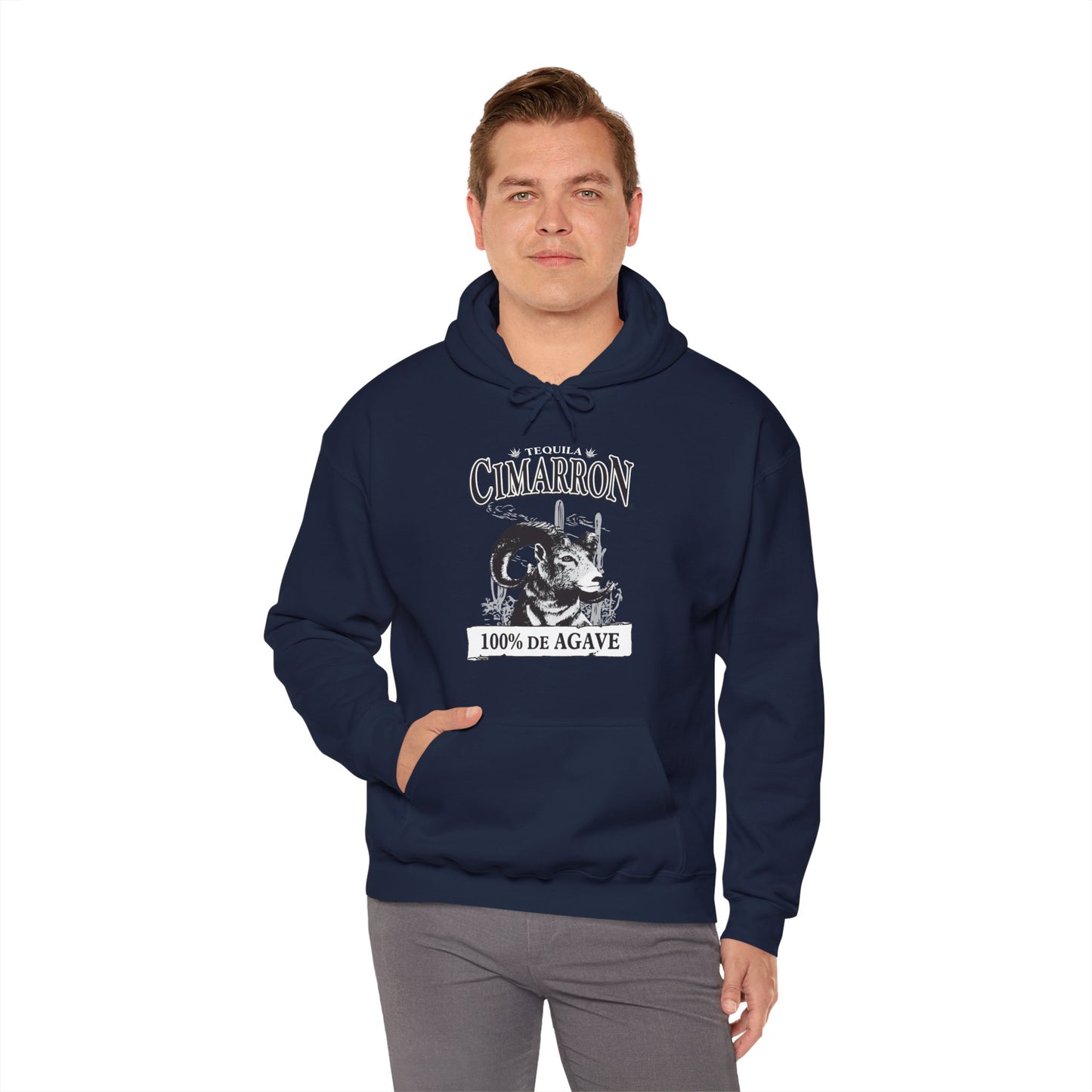 Cimarron Tequila Gilden 18500 Hoodie with Front Logo