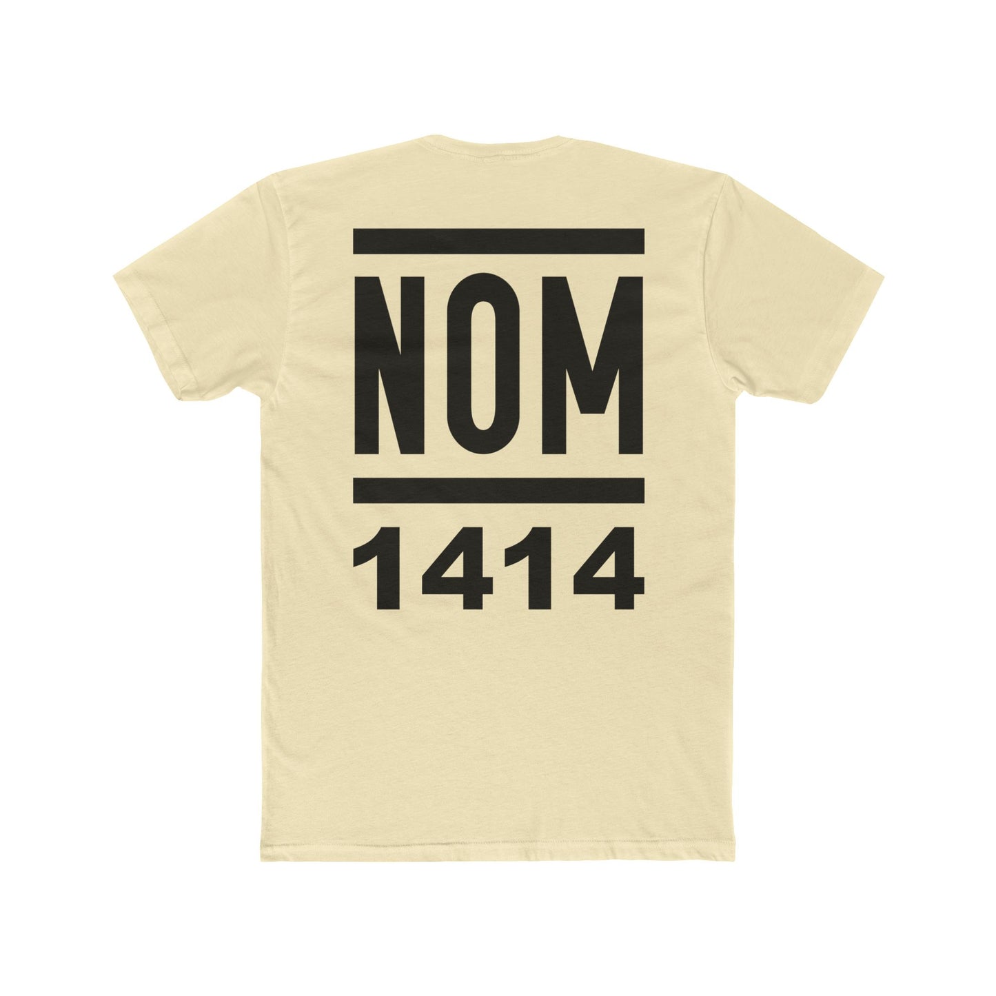 NOM 1414 Short Sleeve Next Level 3600 T-Shirt with Front and Back Logo