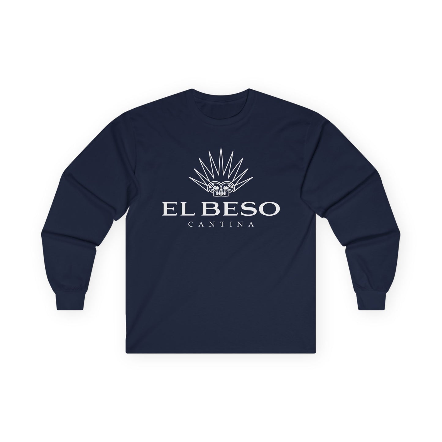 El Beso Cantina Long Sleeve Gildan 2400 T-Shirt with Front Logo