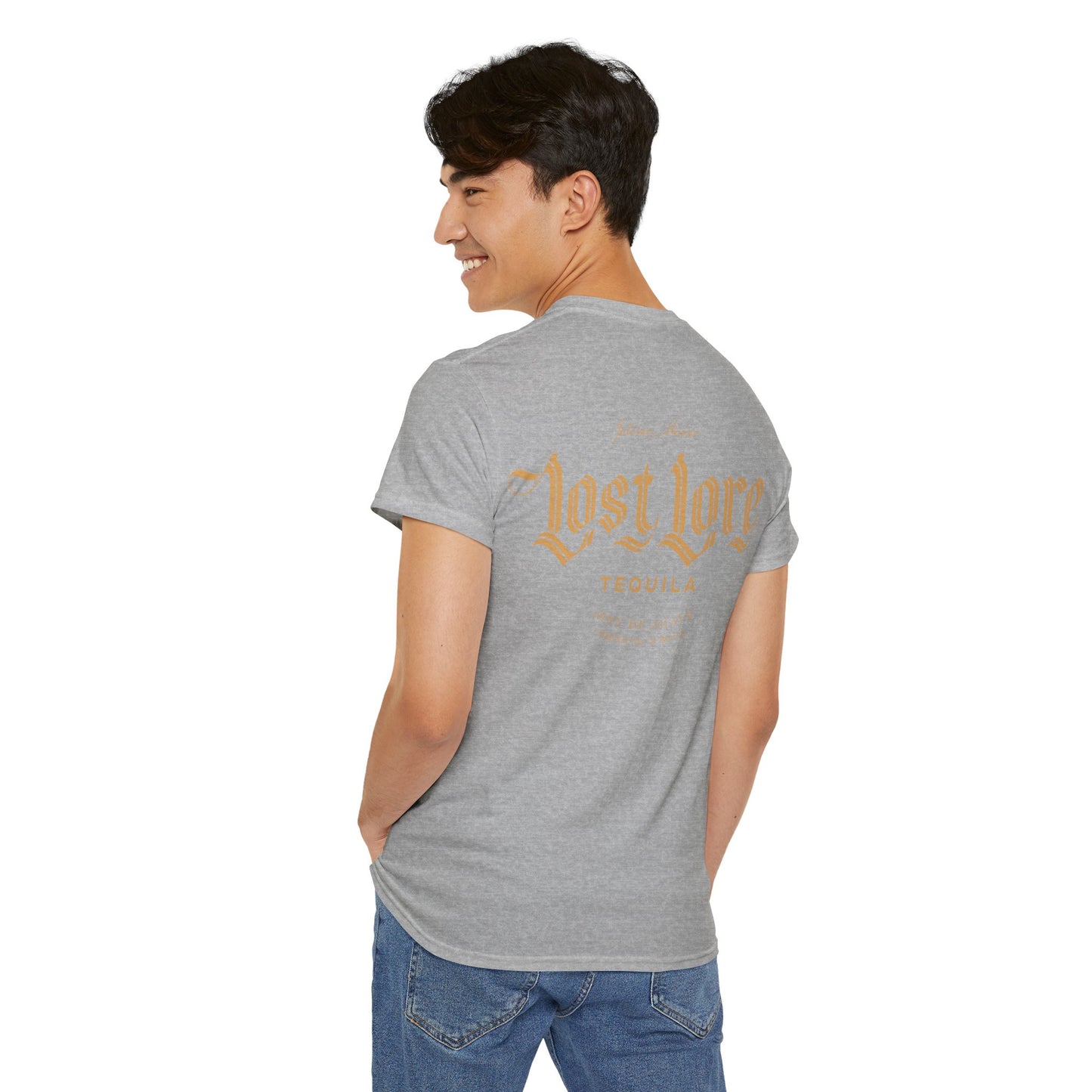 Lost Lore Tequila Short Sleeve Gildan 5000 T-Shirt with Front and Back Logo